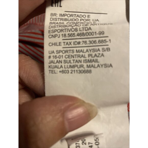 Under Armour Heat Gear Mens Polo Golf Shirt Loose Fit Short Sleeves Large Stripe - Picture 10 of 12